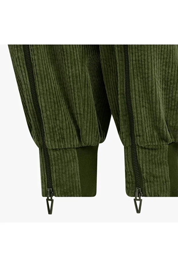 Женские спортивные штаны с эластичным манжетом Adidas, Green — фото 4