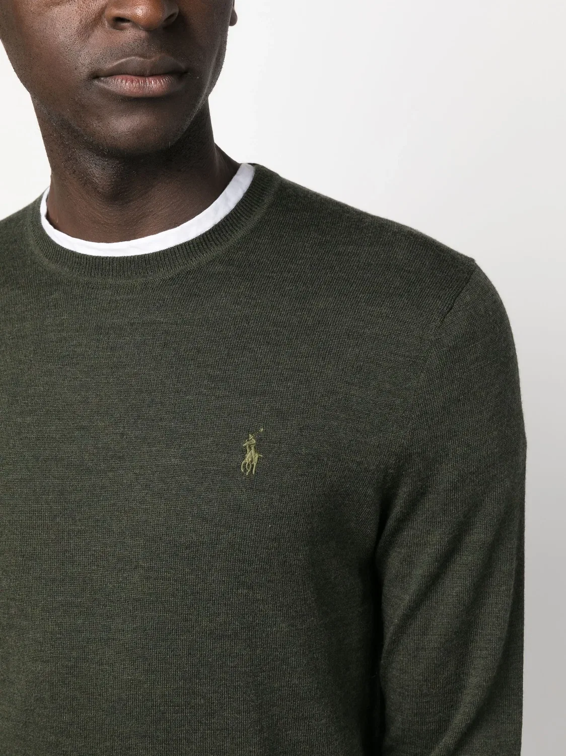 Шершевая водолазка Polo Pony Polo Ralph Lauren, зеленый — фото 2