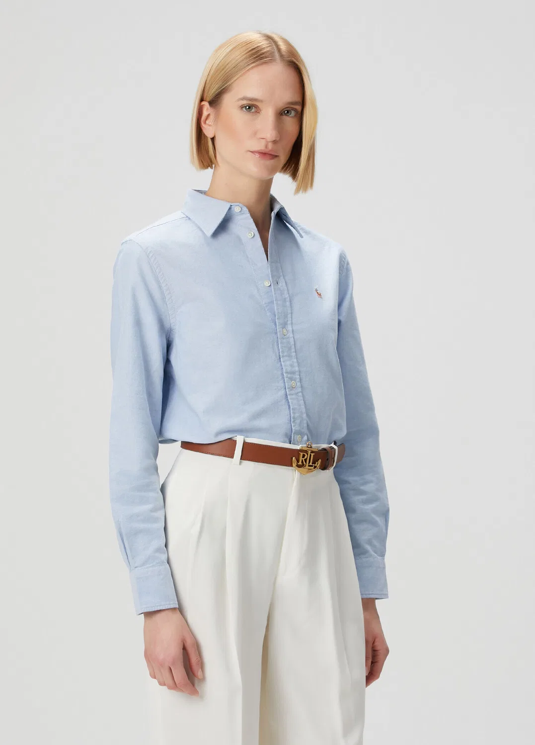 Рубашка Oxford Classic Fit Polo Ralph Lauren, light blue