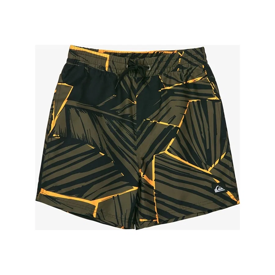 Плажные шорты с принтом Everyday Printed Volley 14 Quiksilver, Зеленый