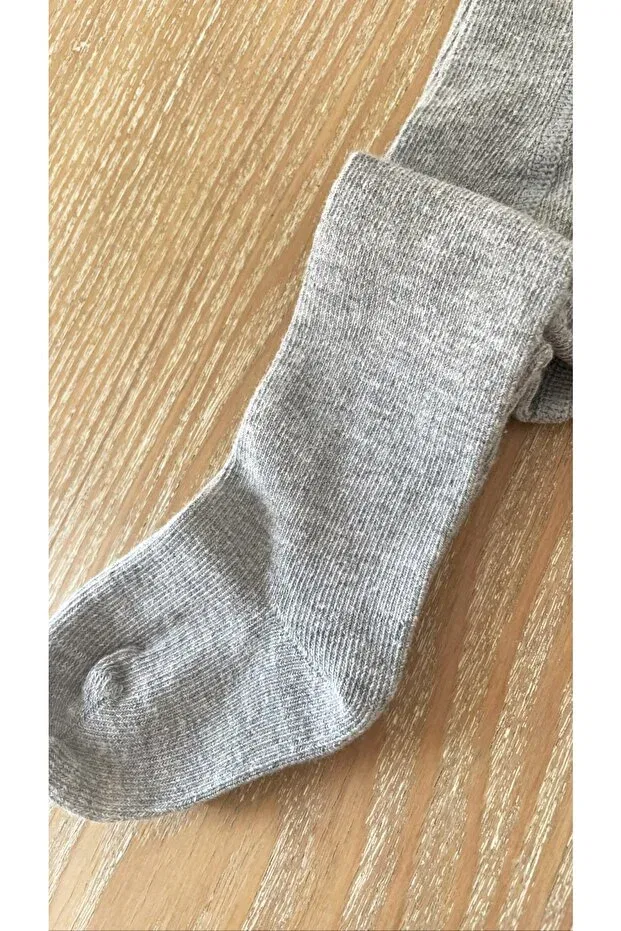 Детские колготки для новорожденных хлопковые Zey Organik, Gray — фото 2