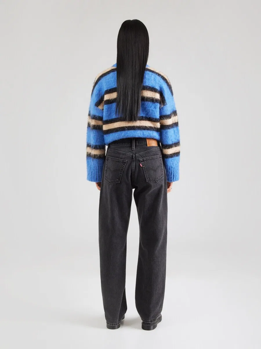 Джинсы LEVI'S Regular 'EASY DAD' из черного денима — фото 4