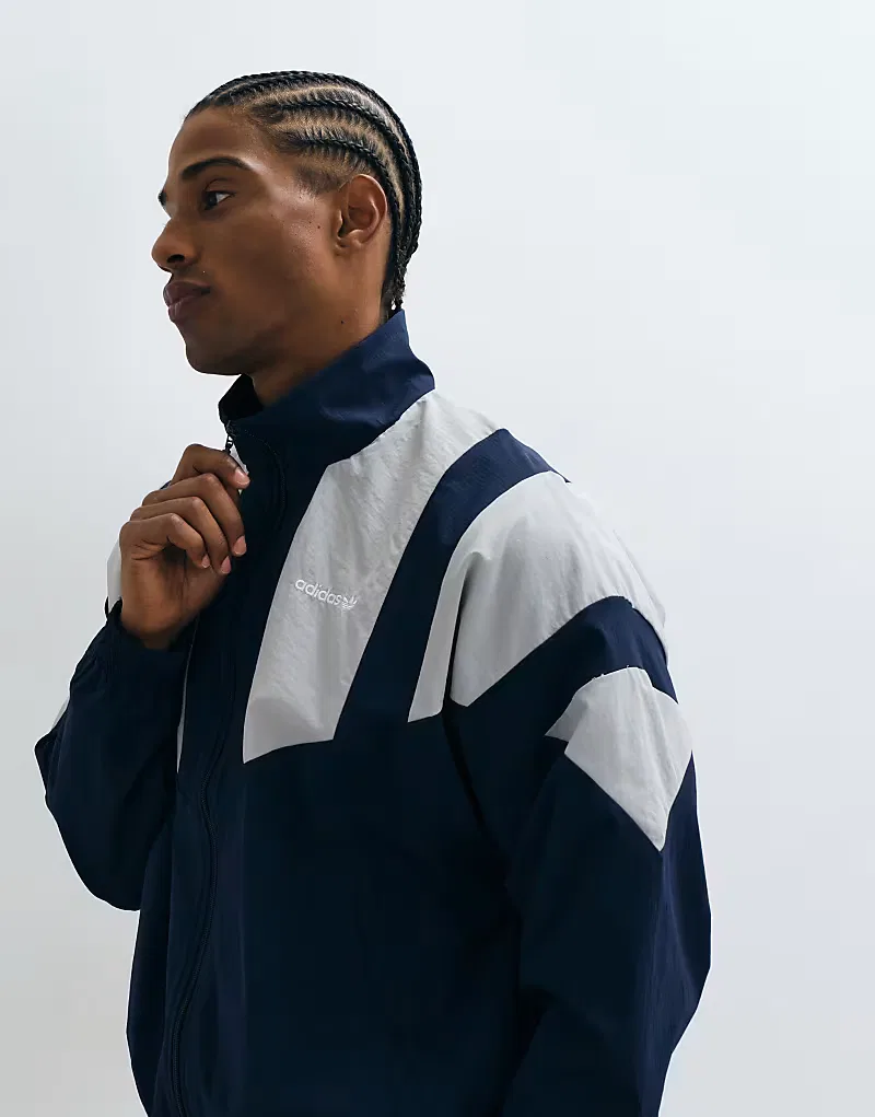 Спортивная куртка Adidas Originals Munich из тканого материала, темно-синий — фото 3