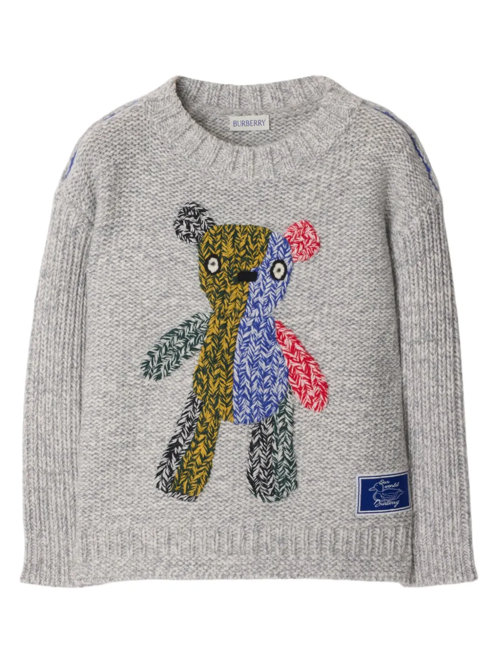 

Свитер Thomas Bear BURBERRY KIDS, серый