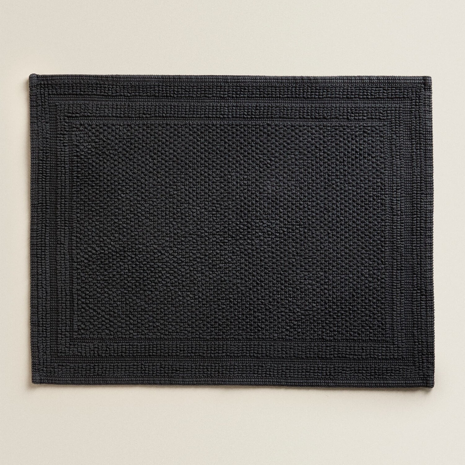

Коврик для ванной Zara Home Cotton, темно-серый