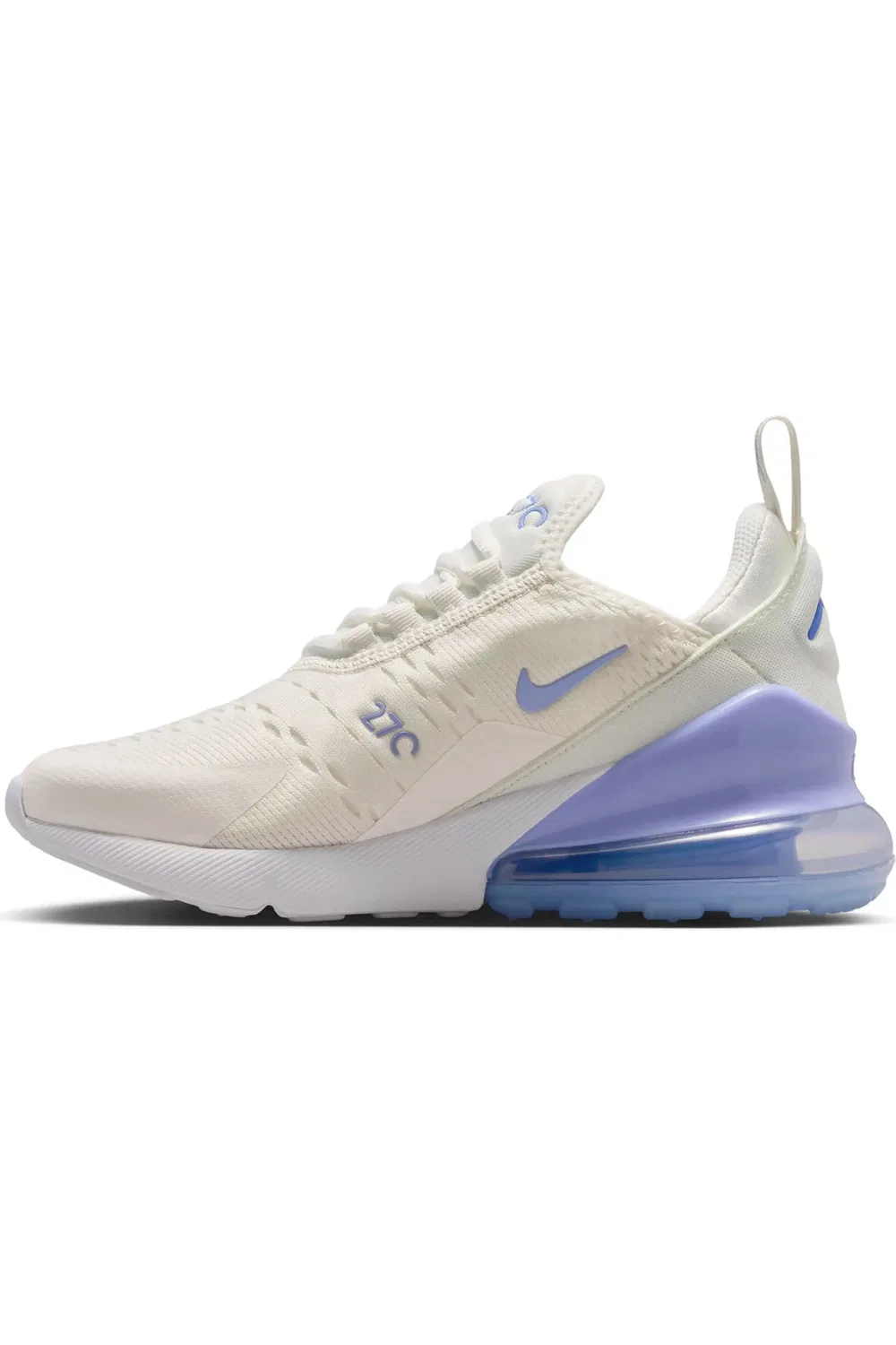Детские кроссовки на амортизации Air Max 270 Nike, Sail/Light Thistle — фото 3