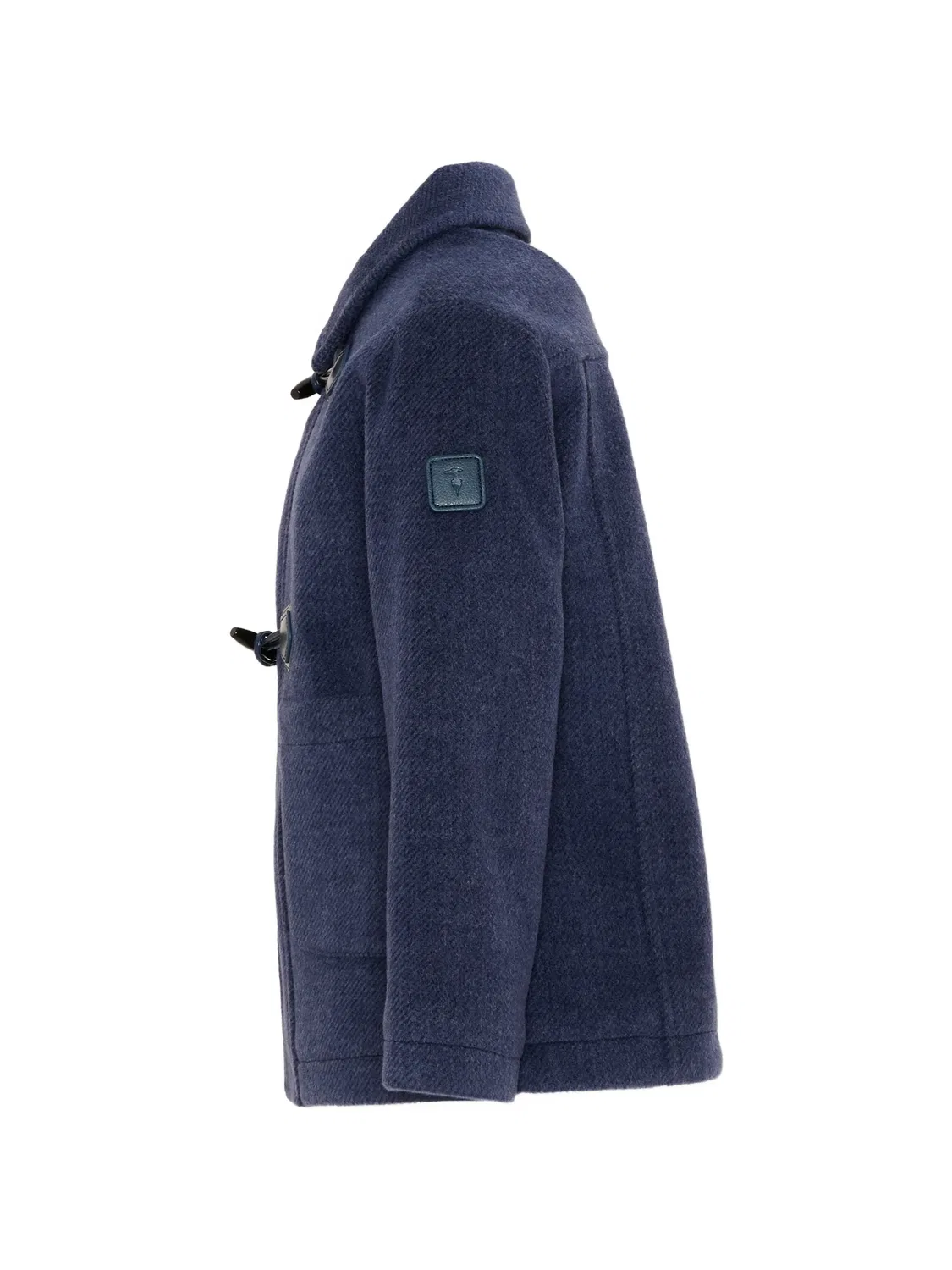 Пальто с застежкой тогл и накладными карманами Trussardi Junior, синий — фото 3