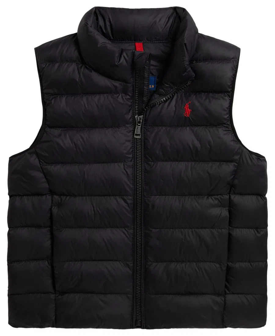 Стеганый жилет с воротником-стойкой The Colden Polo Ralph Lauren, Polo Black