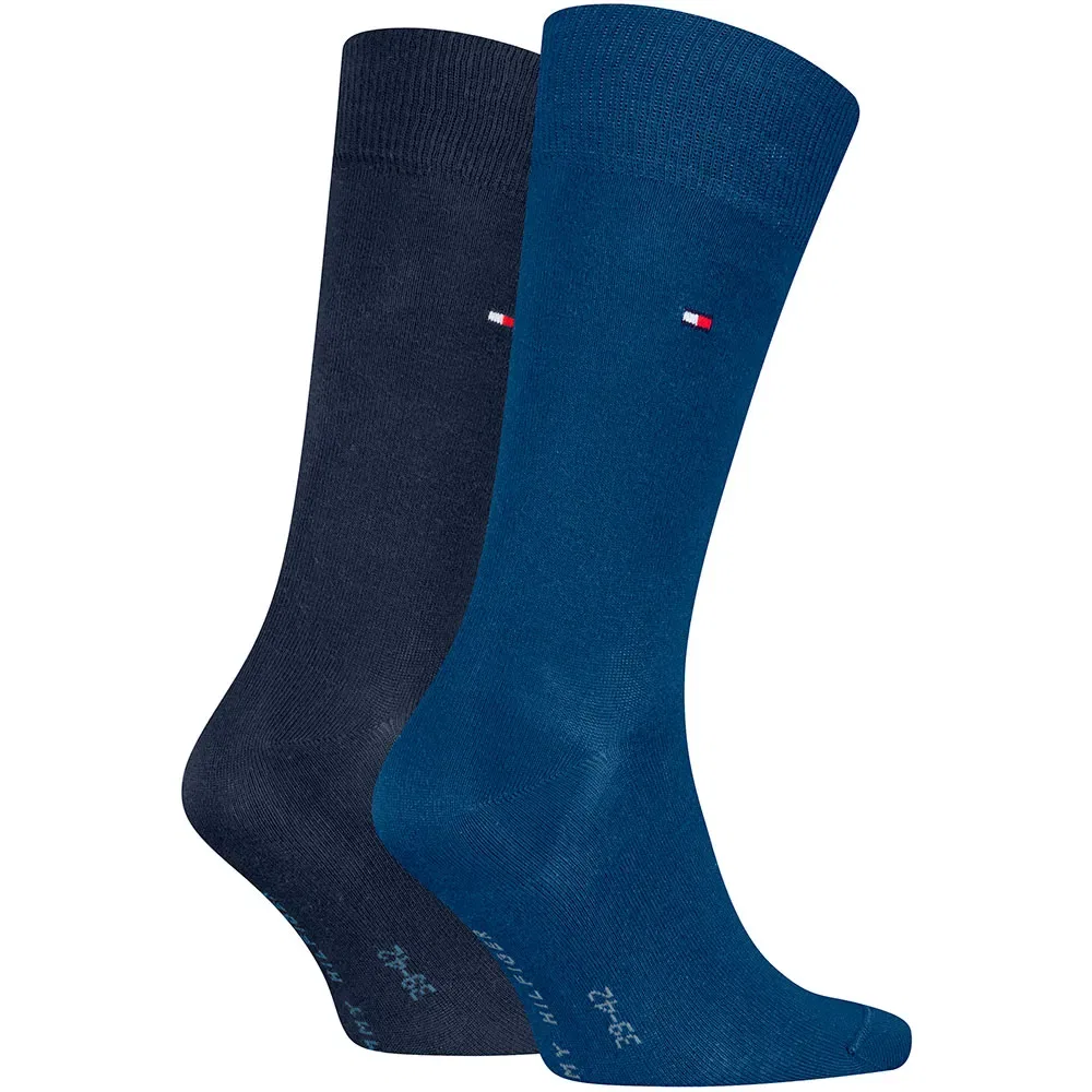 Мужские хлопковые носки Tommy hilfiger Classic, Blue — фото 2