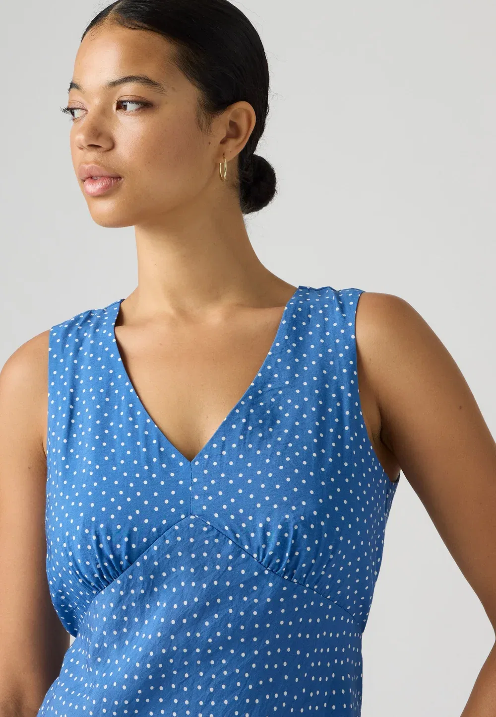 Брита - дневное платье Levi'S, Tovi Dot Delft Viscose — фото 4