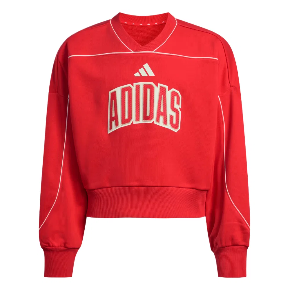 Женская толстовка спортивный Pure Gemstone Red/Ecru Adidas, Pure Gemstone Red/Ecru