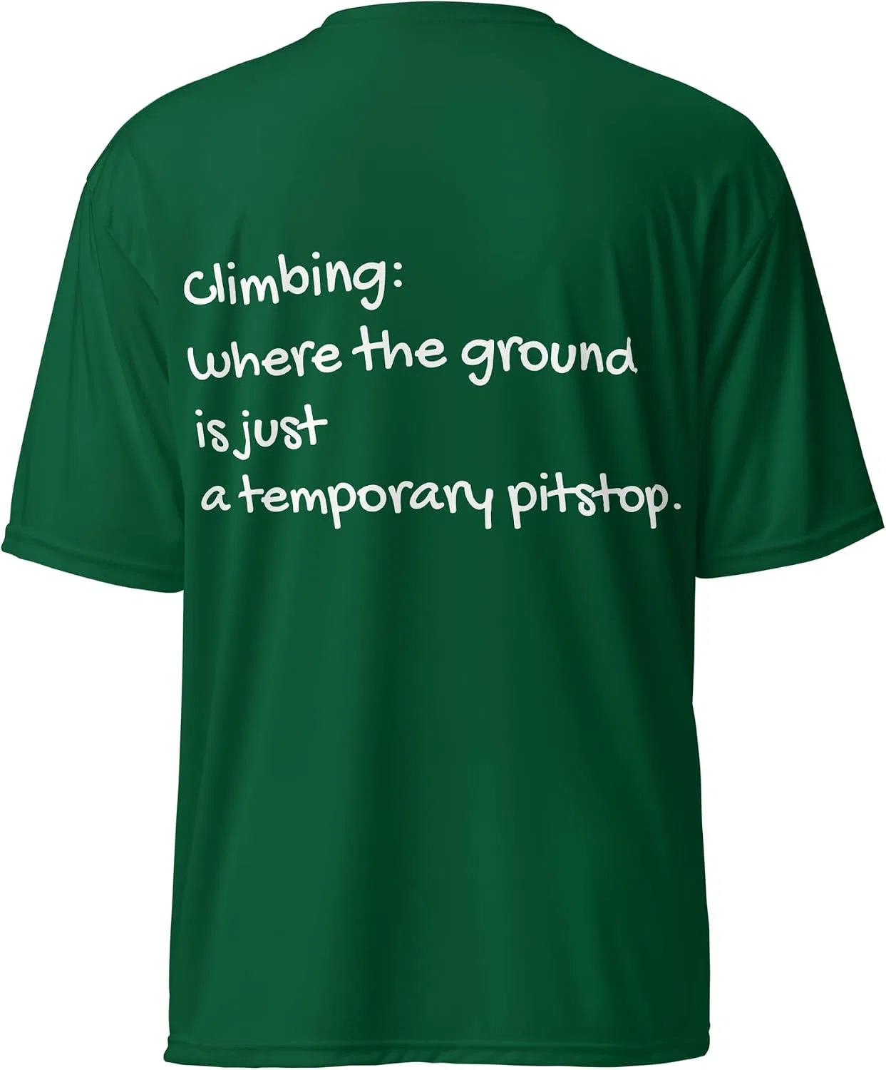 Унисекс футболка для скалолазания Climbing T-shirt, Forest Green