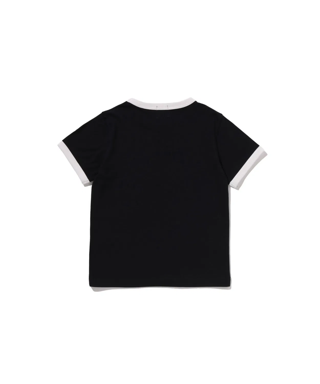 Детское футболка с коротким рукавом и принтом BABY MILO TRIM TEE A BATHING APE, Black — фото 2