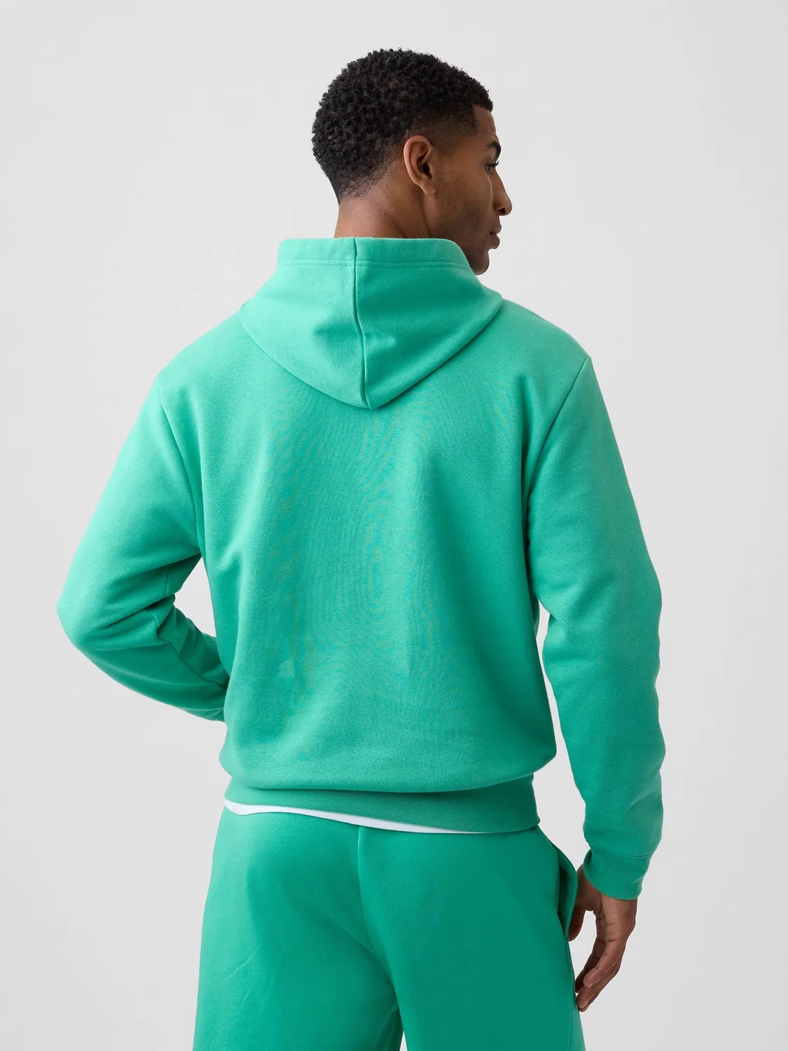 Худи, свободная посадка, Relaxed Logo Hoodie Gap, ярко-зеленый — фото 2