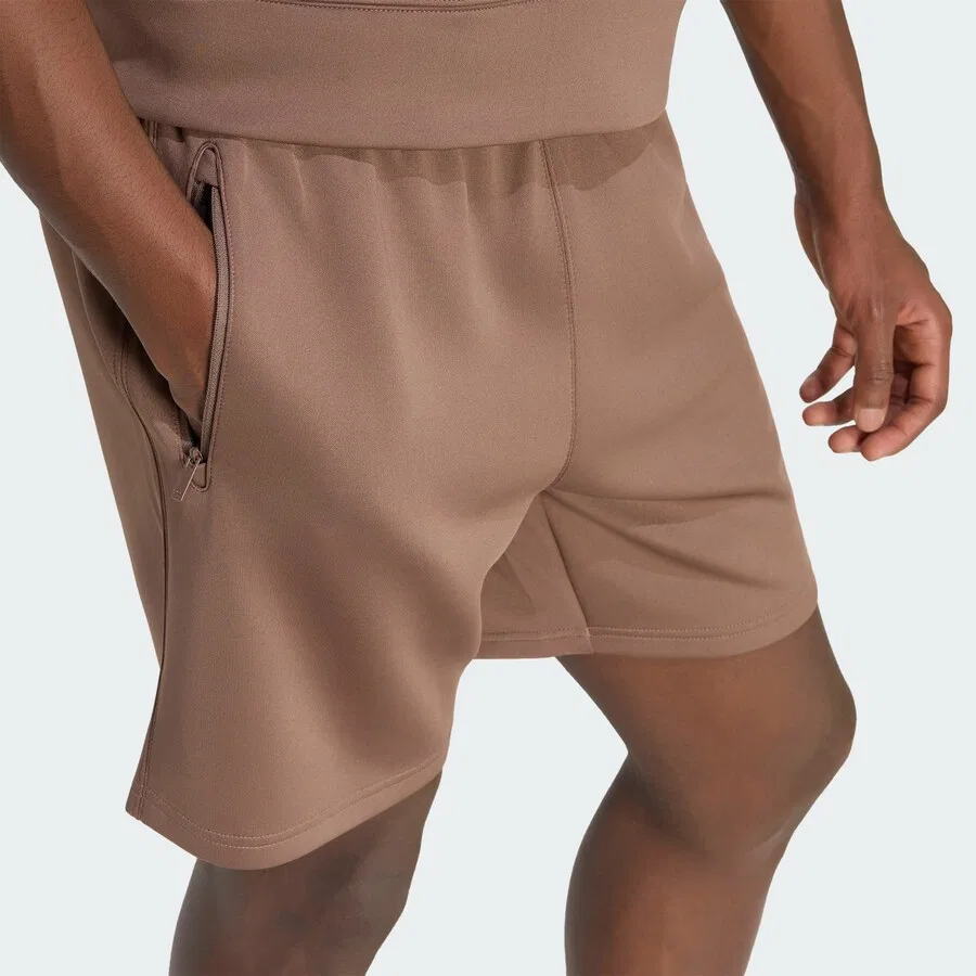 Шорты ADIDAS ORIGINALS Regular Pants 'Trefoil Essentials' коричневого цвета — фото 4