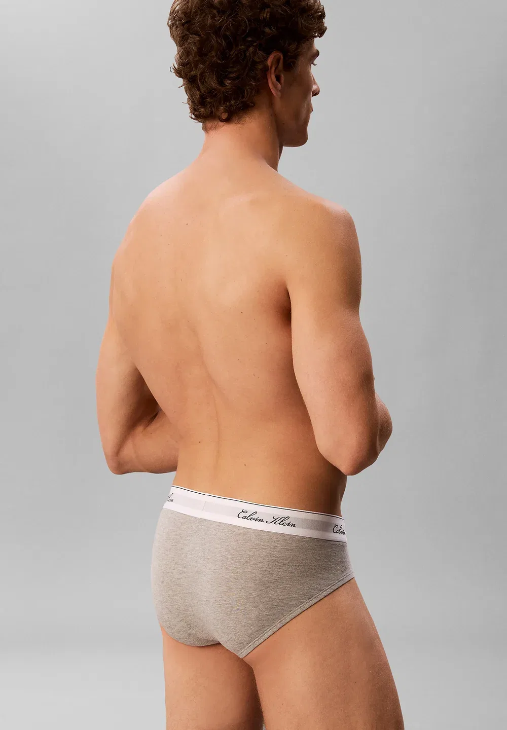 Комплект из 3 трусов Calvin Klein, Black Grey Heather Dark — фото 3