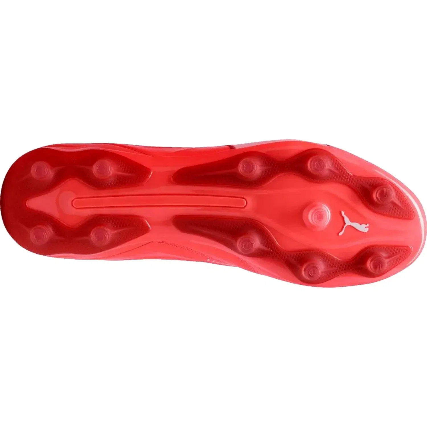 Мужские кроссовки Puma King Pro FG / AG Glowing Red - White - Red Fire 108308-01 — фото 2