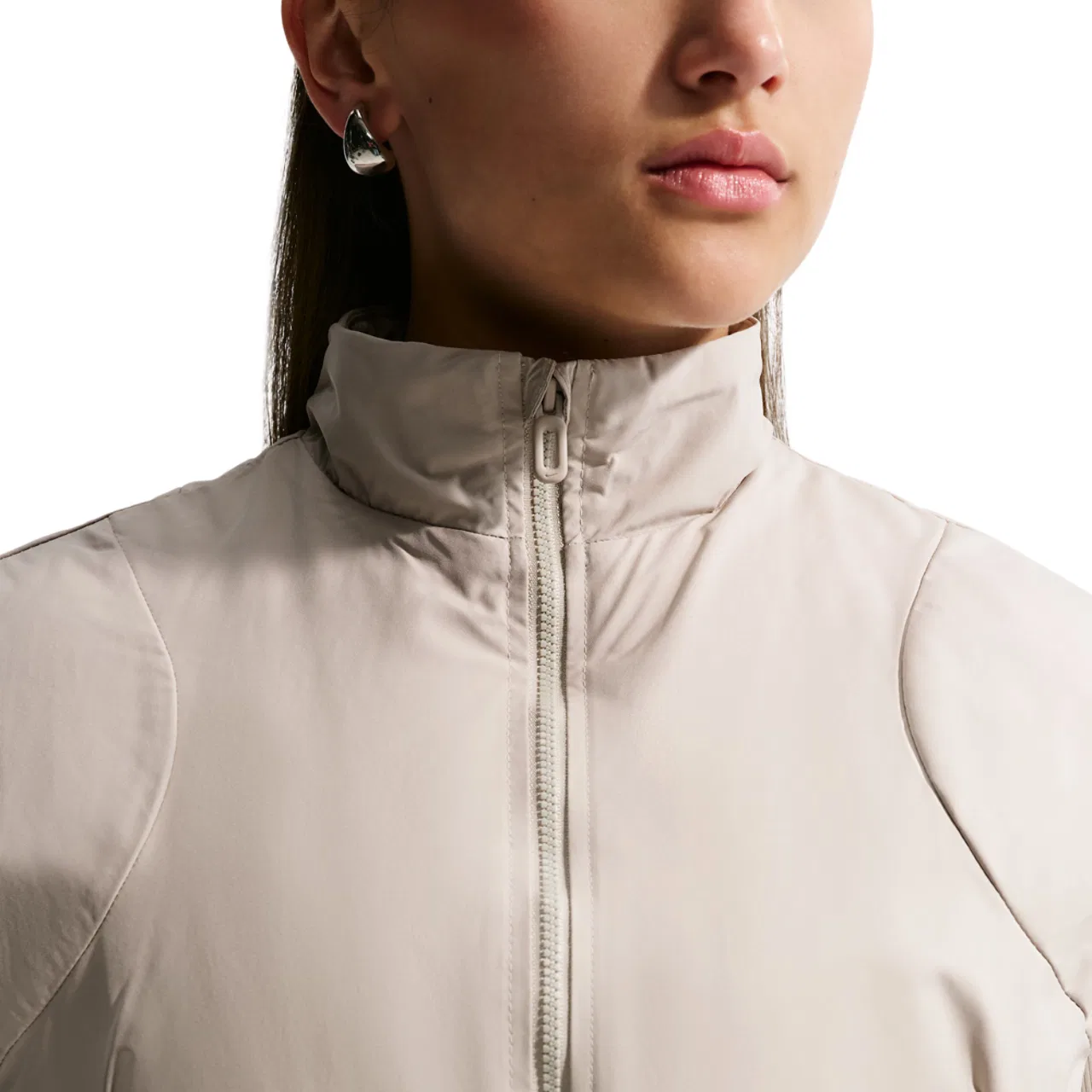 Детский жилет без рукавов с принтом Nike Mavn Slim-Fit Filled Vest, Nike, Cream Ii — фото 3