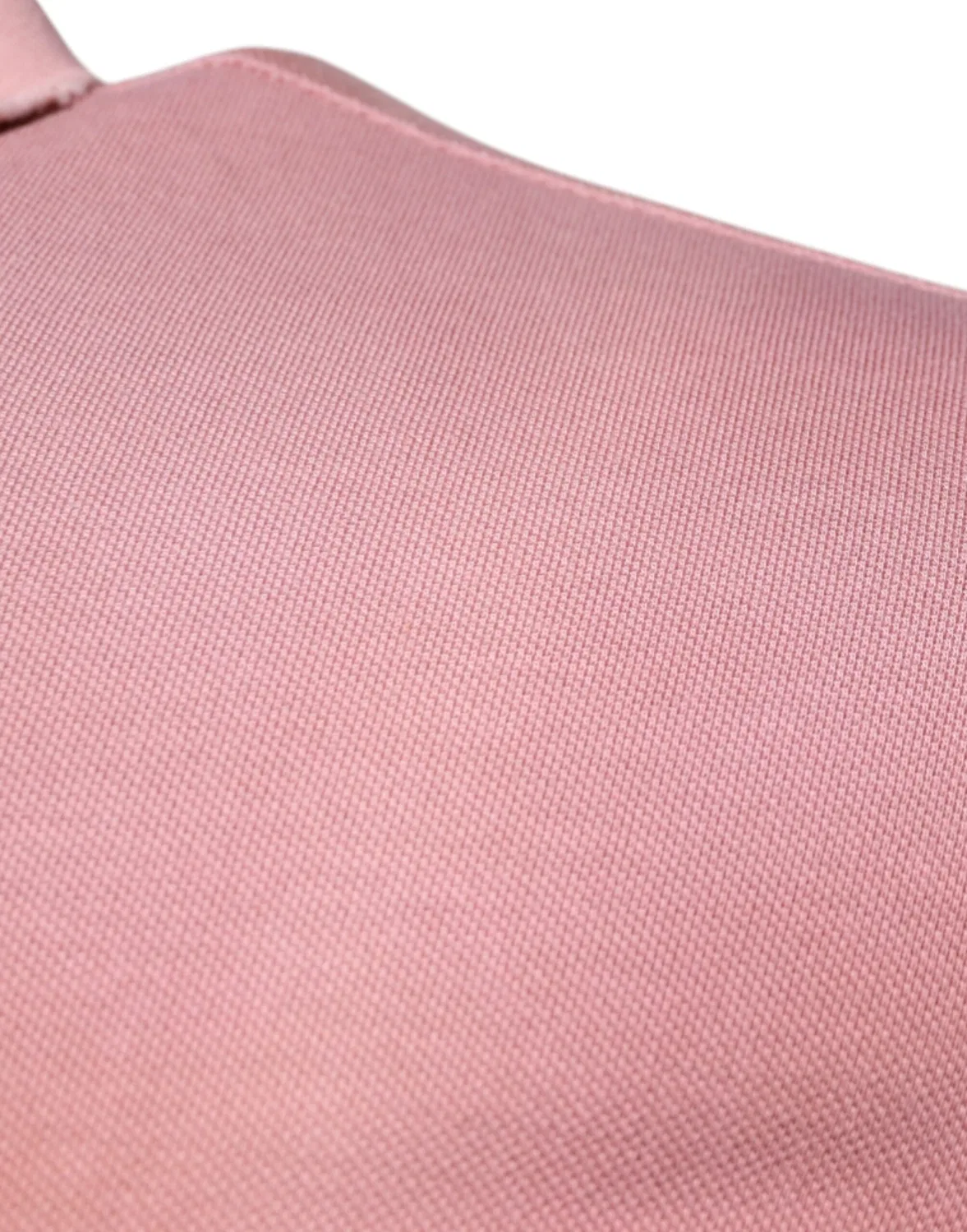 Мужское поло с вышивкой короны Pink Crown Collared Short Sleeve Polo T-shirt Dolce & Gabbana, Pink — фото 3