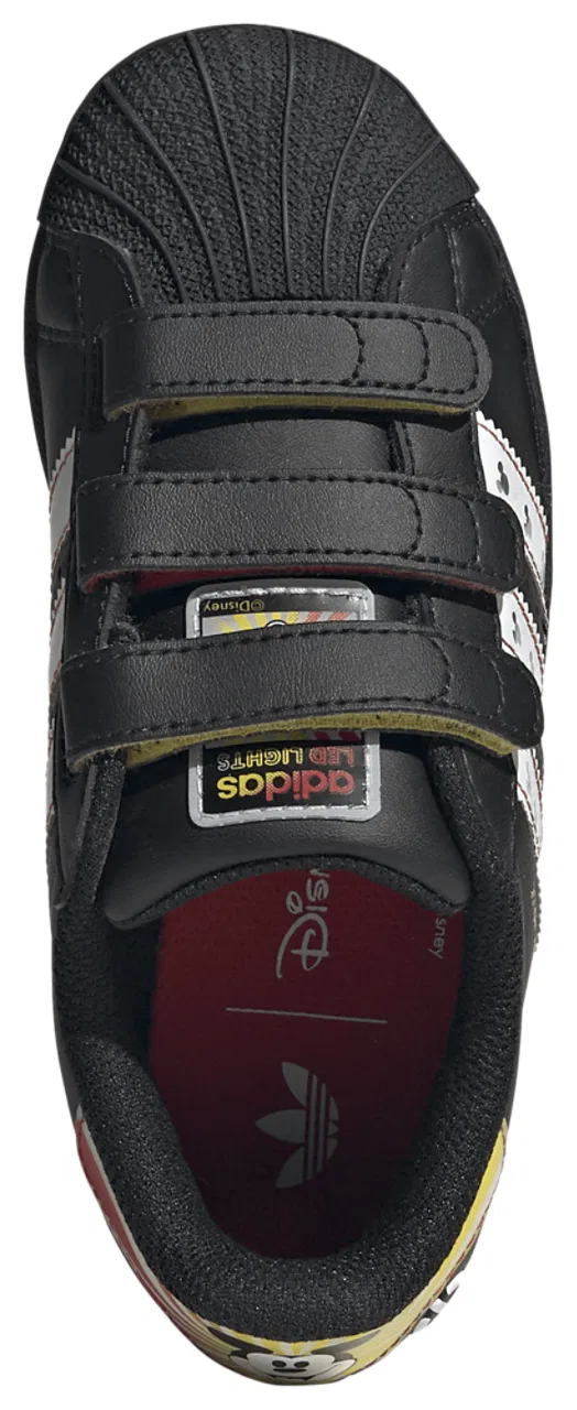 Кроссовки для мальчиков Superstar Adidas, цвет Black/Multi/White — фото 4