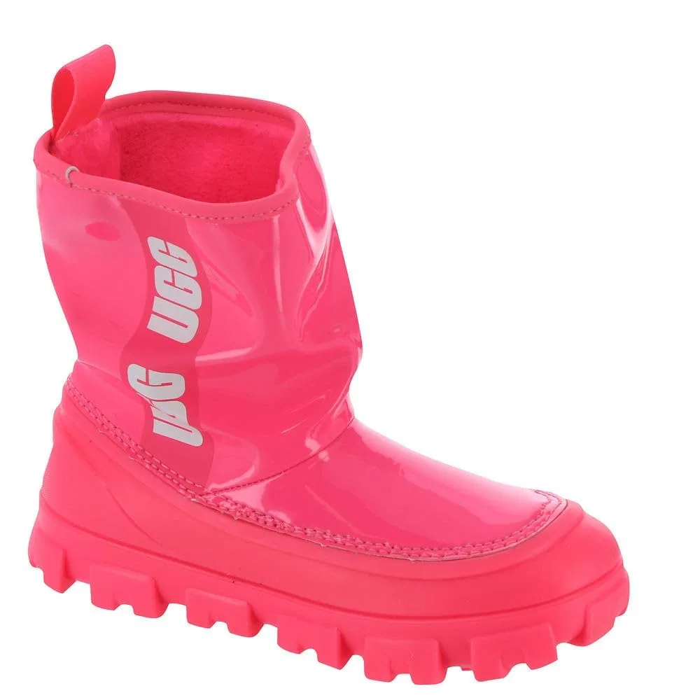 Детский для девочек дождевой сапог с водоотталкивающим покрытием K Classic Brellah Mini UGG, Super Coral — фото 4
