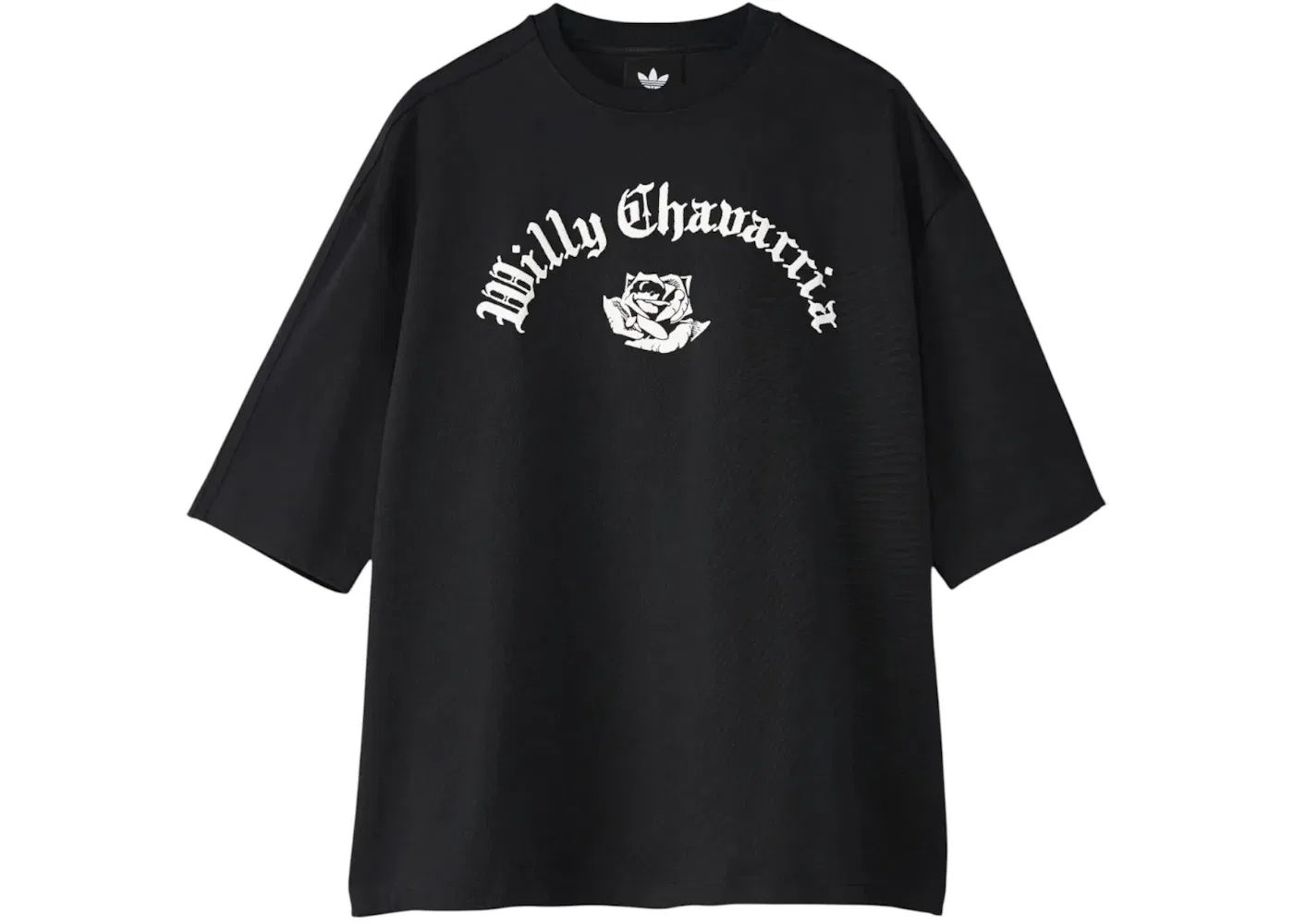Мужская футболка с принтом Adidas x Willy Chavarria Logo SS T-shirt, Black