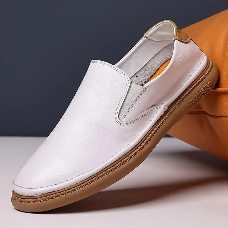 Рабочие оксфорды мужские, slip-on, белый YMGSCC — фото 3