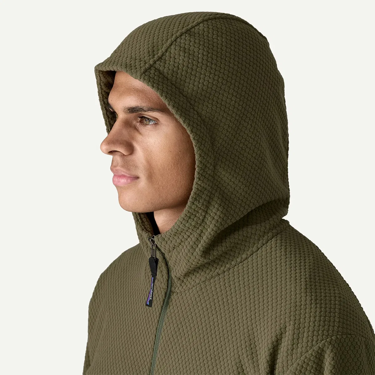 Мужская куртка из фактурного флиса с капюшоном Patagonia, New Navy — фото 4