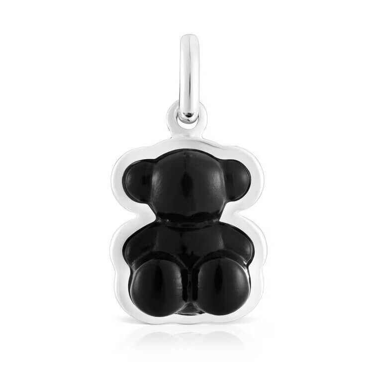 

Подвеска Tous Bold Bear, серебро/оникс