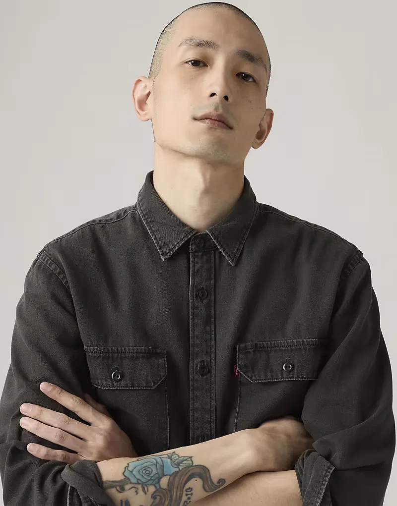 Куртка рабочая Jackson Worker Blairmore Indigo Levi's, black yarndye — фото 3