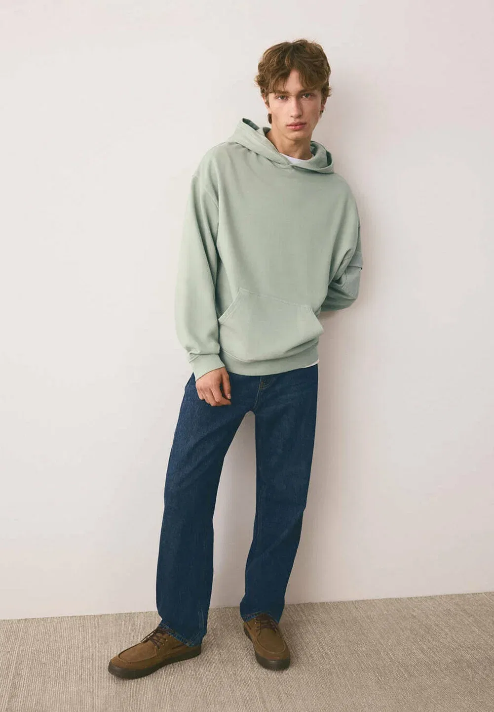 Подростковая толстовка Mango Kids, Mint — фото 3