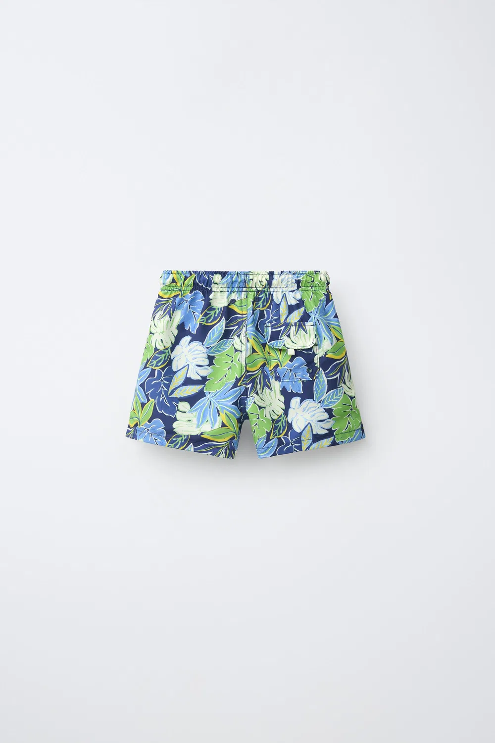 Для детей 6-14 лет / Плавки с принтом в виде листьев ZARA, Blue — фото 2