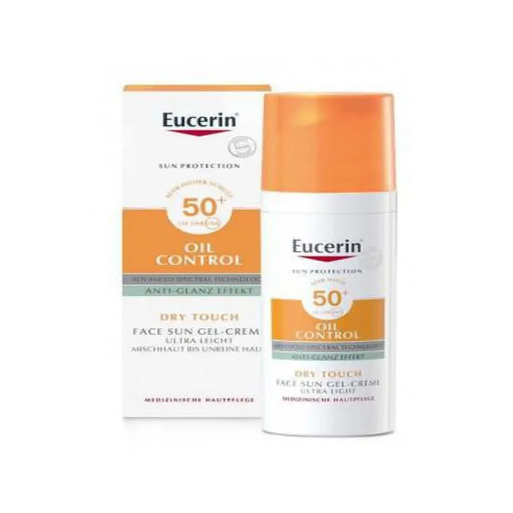 Солнцезащитный крем SPF50 Eucerin, прозрачный