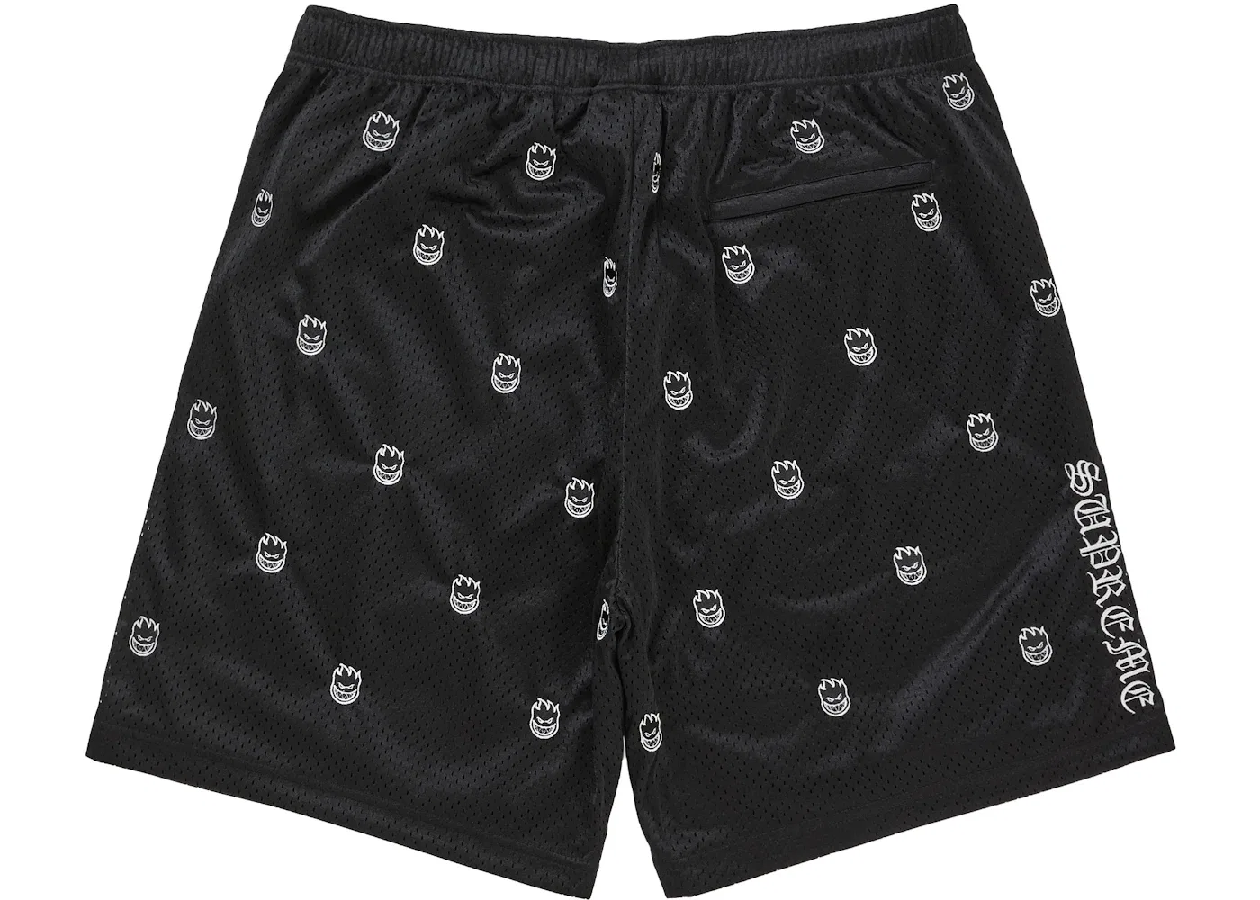 Мужские шорты с сетчатым материалом Supreme Spitfire Mesh Short, Black