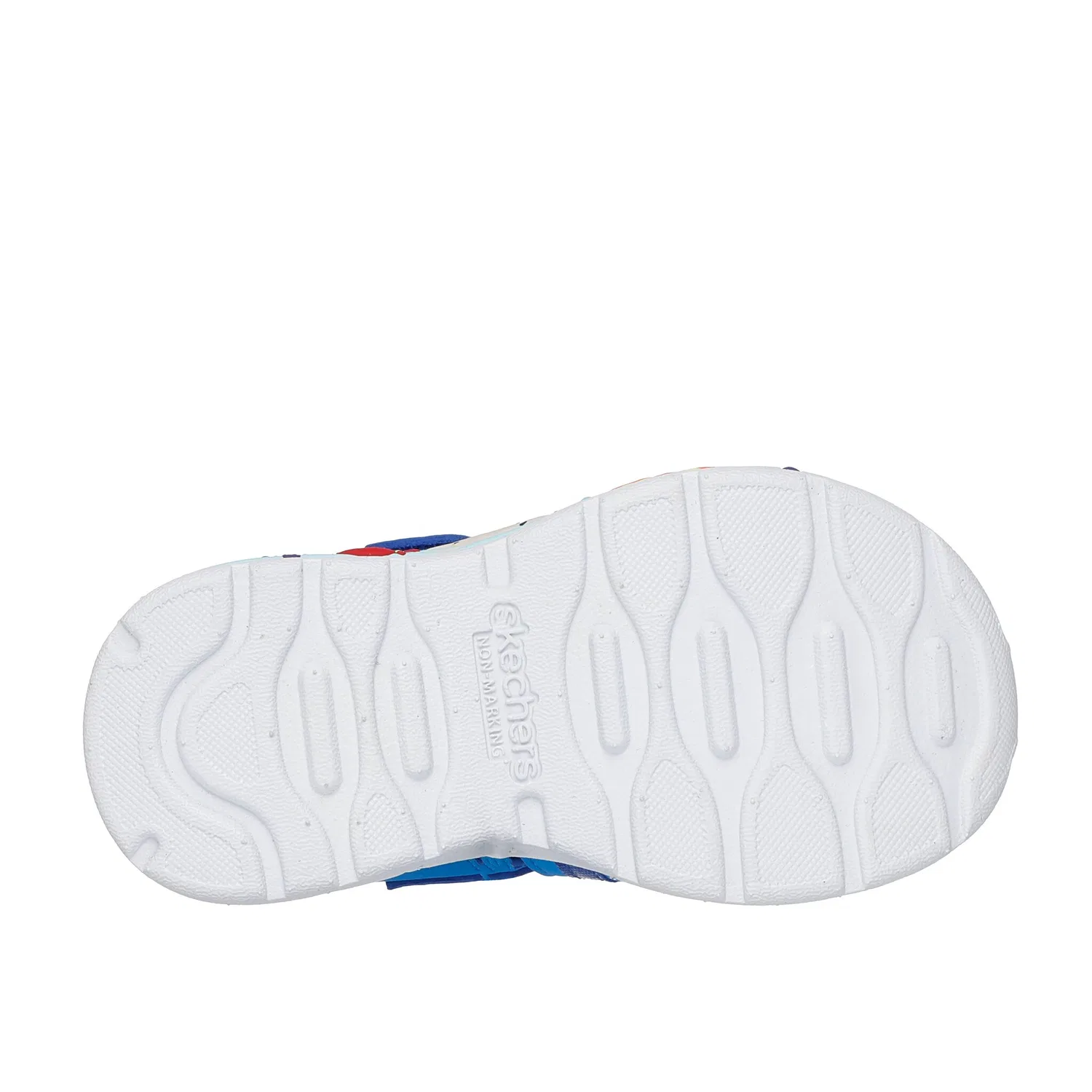 Детские сандалии с цветной подошвой Skechers, Light Blue-Blue — фото 3