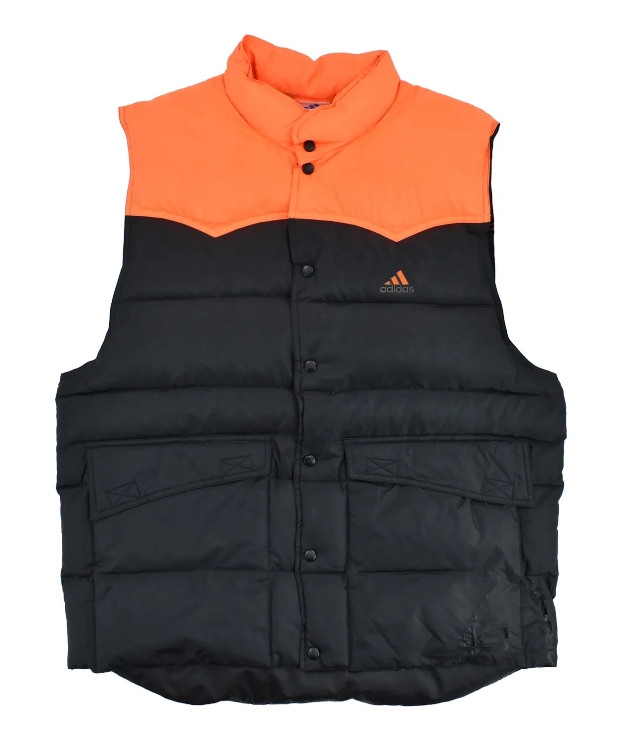 Мужской/Женский утепленный жилет с наполнителем из пуха и пера, модель Two-Tone, Adidas, Black