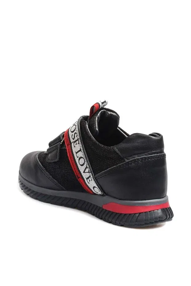 Детские кеды для девочек из натуральной кожи Fast Step, Black Silver — фото 2