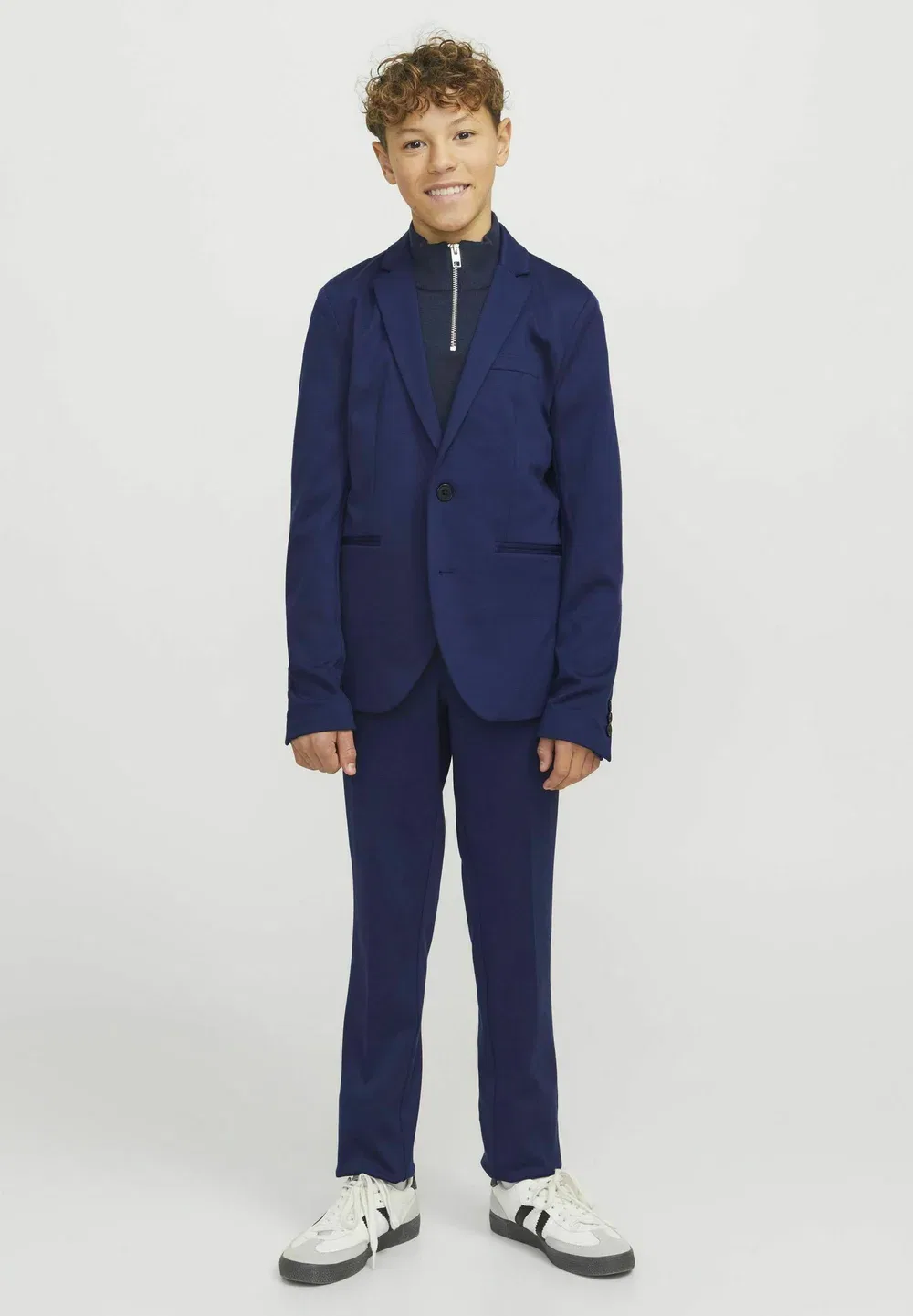 Однобортный пиджак jjejaxon junior Jack & Jones Junior, Medieval Blue