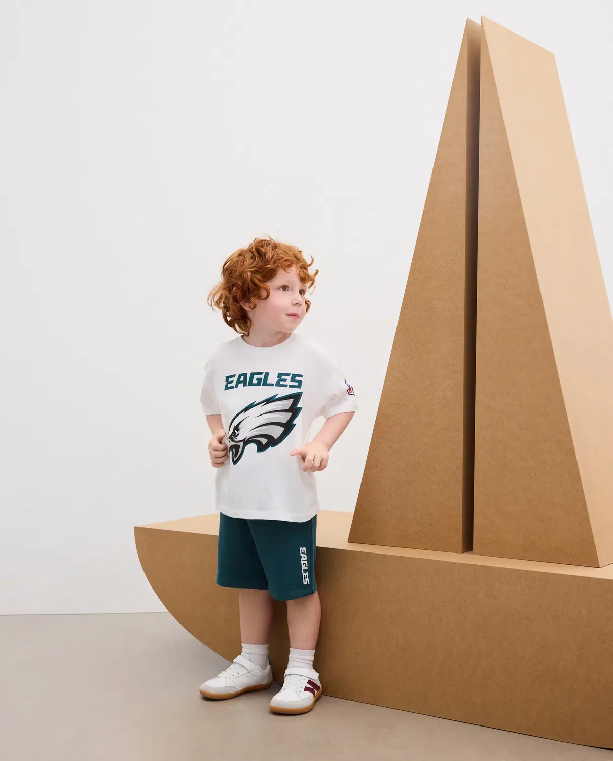 Детский комплект для мальчиков с принтом NFL EAGLES Kids El Corte Inglés, Blanco — фото 2