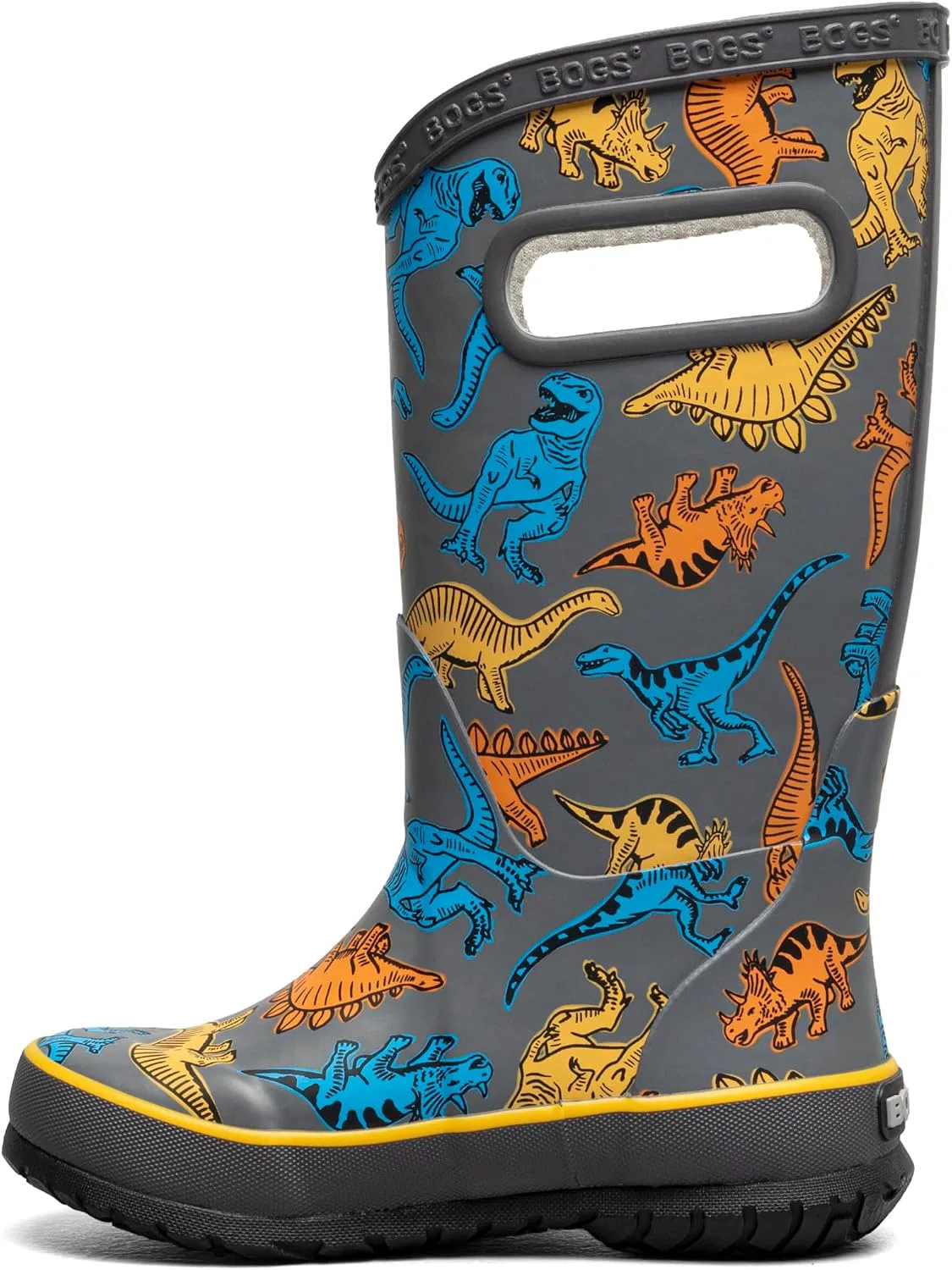 Детские резиновые водонепроницаемые сапоги BOGS, Gray Multi