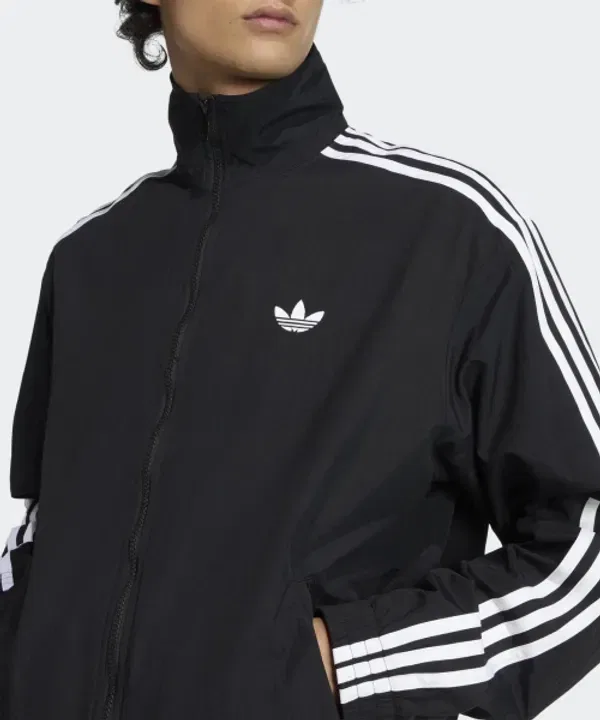 Тренировочная куртка Firebird Woven, Adidas, черный — фото 3