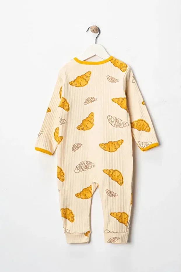 Детский комбинезон с длинным рукавом с принтом Bamoola For Babies, Turkish Bagel — фото 4