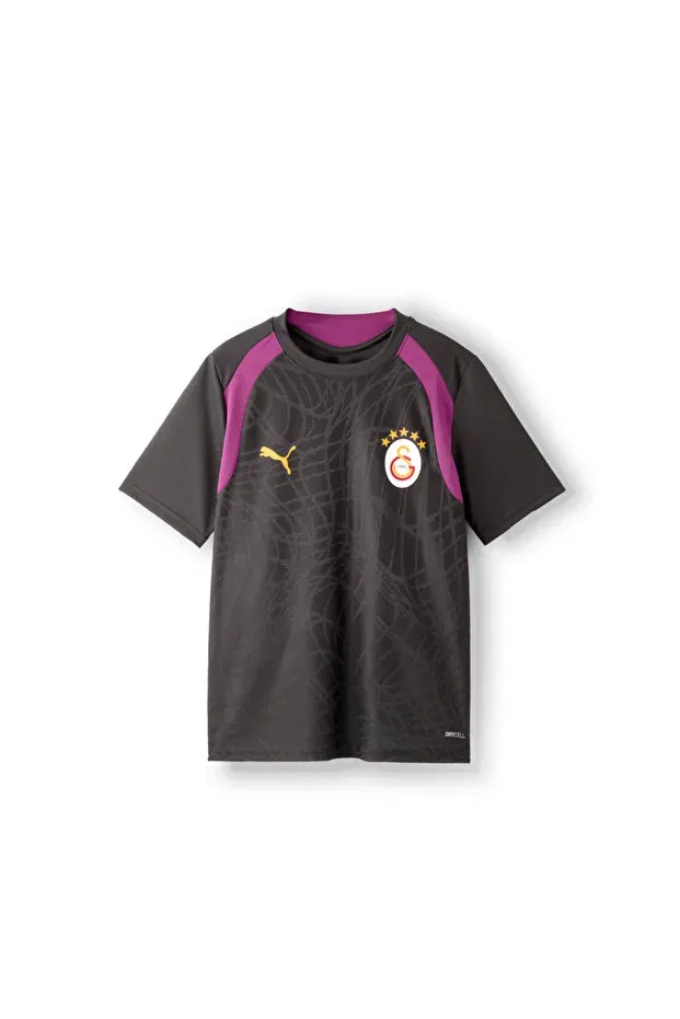 Детская футболка для девочек хлопковая Galatasaray Puma Kids Training T-Shirt Gsstore, Anthracite
