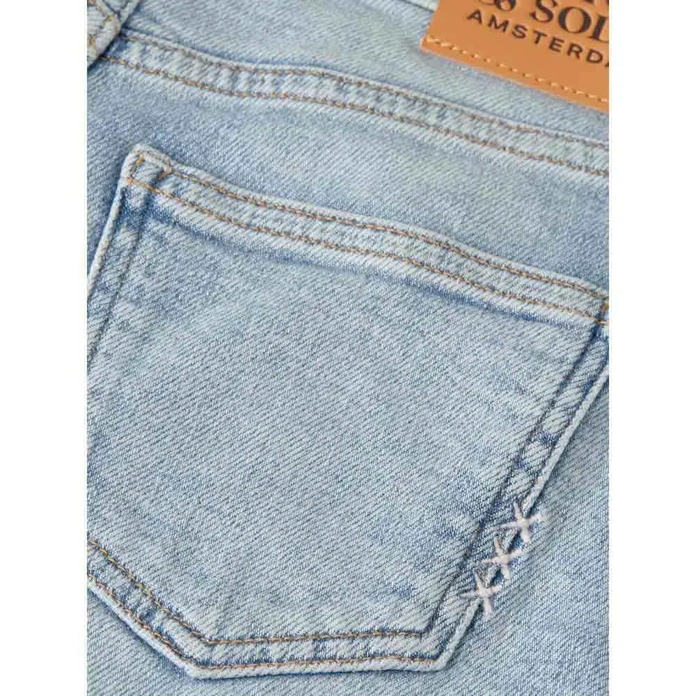 Брюки The Wave Wide Leg Scotch & Soda, синий — фото 3