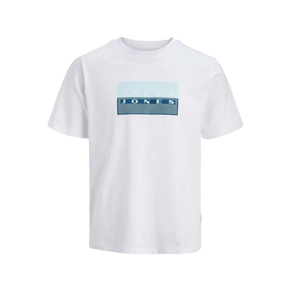 Детская футболка с принтом Fusion Dots Print Jack & jones, White — фото 3
