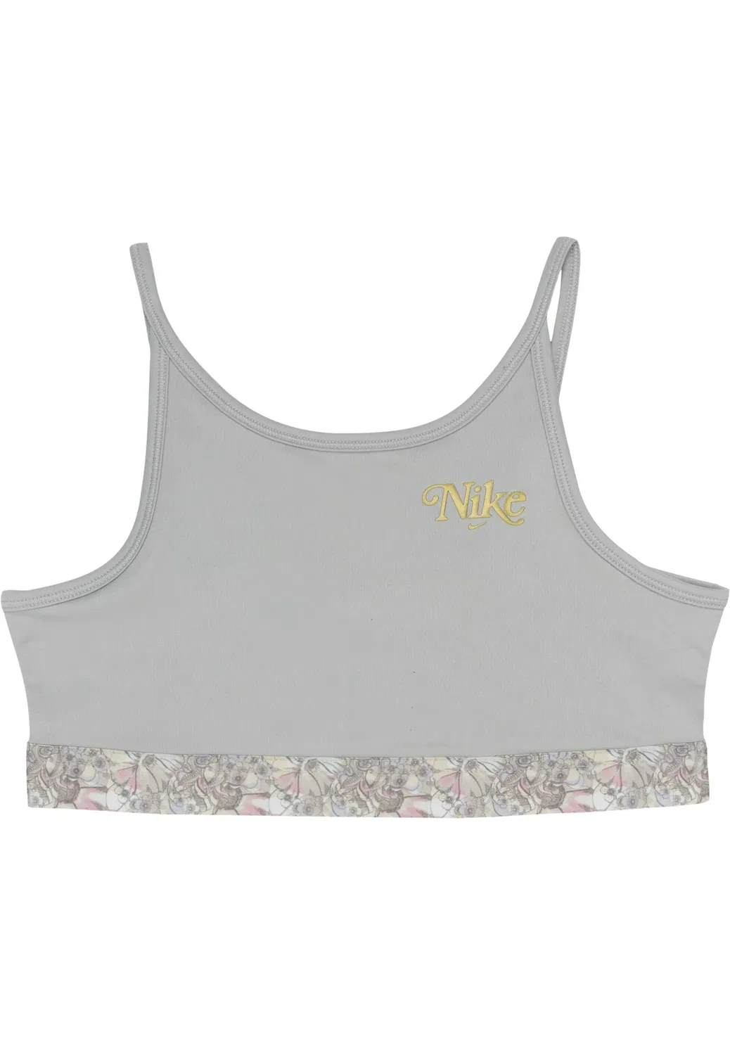 Женский спортивный бюстгальтер Trophy Nike, Smoke Grey/Metallic Golden