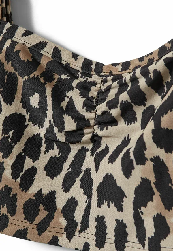 Купальник, комплект из бикини, Animal print, Sofie Schnoor, Light Brown Leopard, светло-коричневый — фото 3