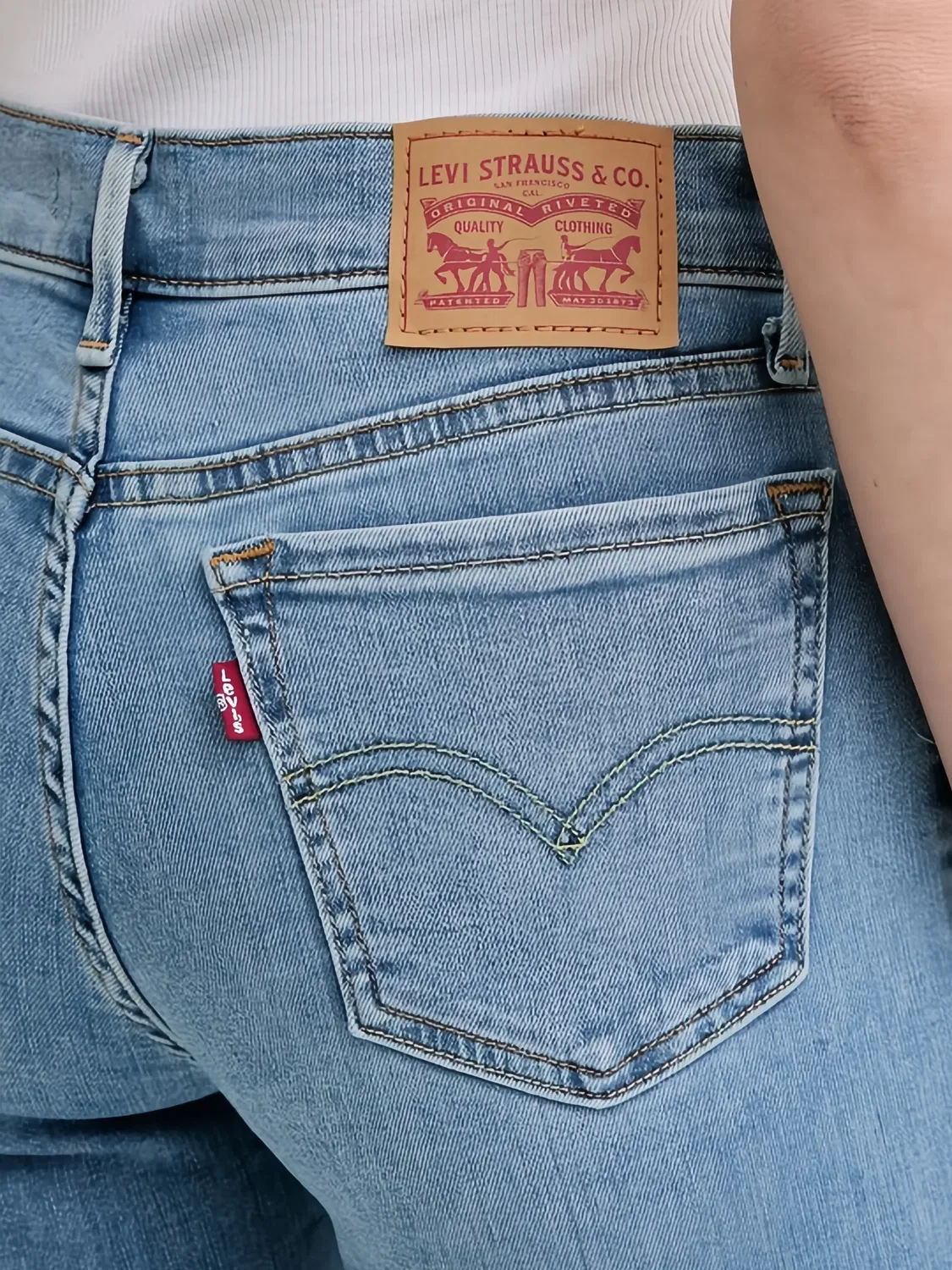 Levi's Узкие джинсы - синий — фото 3