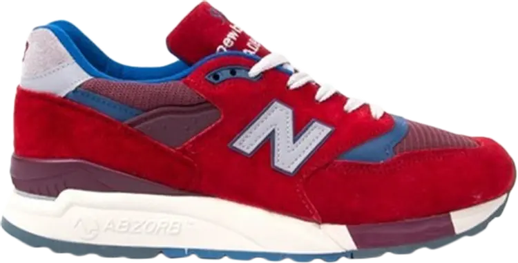 

Лимитированные кроссовки New Balance J.Crew x 998 'Burgundy', красный