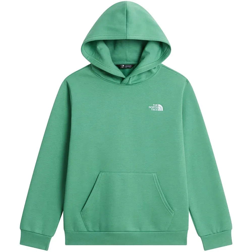 Детское худи для девочек с капюшоном Evolution Simple Dome The north face, Green — фото 3